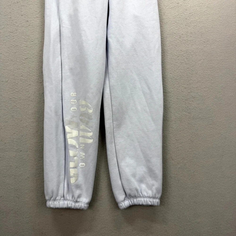 Athleta Girl Jogger Pants Medium 23x23* Light Blue Glow Your Own Way Pull On